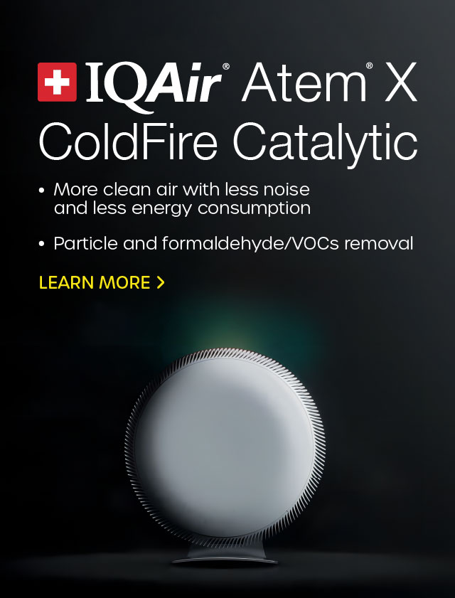 IQAir Atem X ColdFire - Learn More